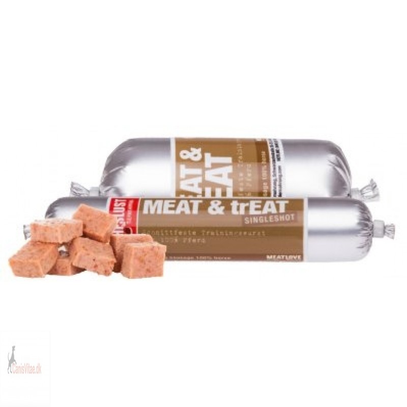 Meat & Treat skærepølse med hest - 200 gram