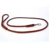 Collar Soft rundsyet læder line, 122cm/6mm