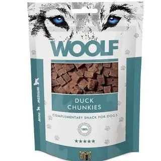 Woolf Duck Chunkies, 100 GRAM - Godbidder og tyggestaenger