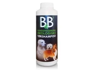B&B Økologisk Tørshampoo m. jasmin, hund- 130 gram - Mærker