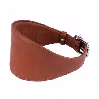 Collar mynde halsbånd, læder brun - Fra - Halsbånd