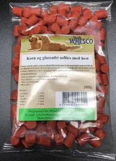 Korn- og glutenfri Softies med hest, 200gram - Godbidder og tyggestaenger