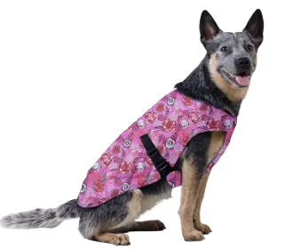 Køledækken Aqua Coolkeeper,Roses - vælg størrelse - Køledækken - køling af hund