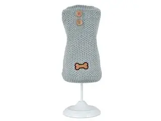 Jersey strik, grå - vælg str - fra - Hunde strik, t-shirts, sko m.m