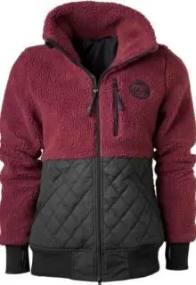 DogCoach Allround trøje teddyfleece, burgundy (dame) - TILBUD