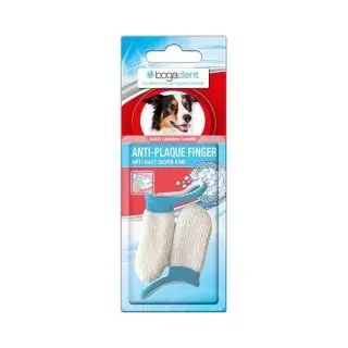 Anti plak finger børste med sølv ioner, voksen, 2 stk - Hud/pels o.l