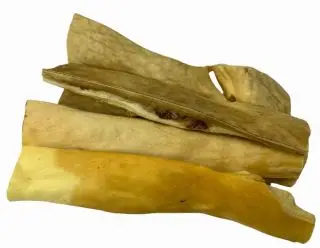 Oksehovedhud hårdt,  - 1000 gram - Naturlige Snacks, OKSE