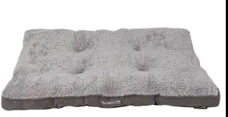 Scruffs Cosy hundepude, grå - 82x58cm - Hundesenge & tæpper