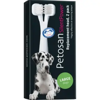 Petosan, børstehoved til elektrisk tandbørste, Large, 2 stk - Tandpleje