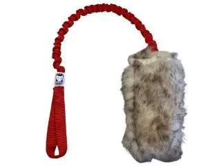 Fenriz Aktiv Bungee med fåreskind, rød - Large - Tug-e-nuff